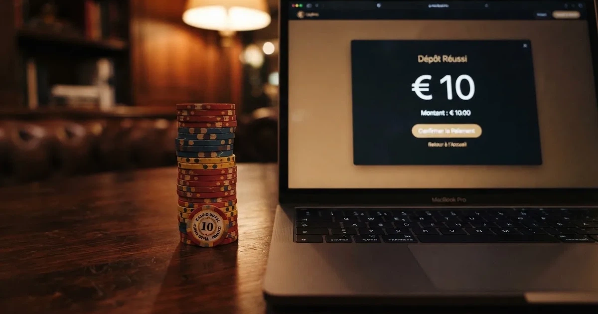 Casino dépôt minimum 10 euros en France : coût réel et choix